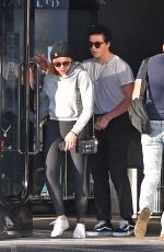 CHLOE MORETZ and Brooklyn Beckham Leaves XIV Karats Jewelry in Beverly Hills 11/26/2017