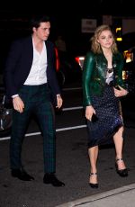 CHLOE MORETZ and Brooklyn Beckham Night Out in New York 11/28/2017