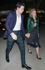 CHLOE MORETZ and Brooklyn Beckham Night Out in New York 11/28/2017