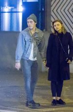 CHLOE MORETZ and Brooklyn Beckham Out for Dinner in New York 11/09/2017