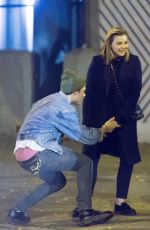 CHLOE MORETZ and Brooklyn Beckham Out for Dinner in New York 11/09/2017