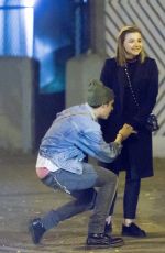 CHLOE MORETZ and Brooklyn Beckham Out for Dinner in New York 11/09/2017