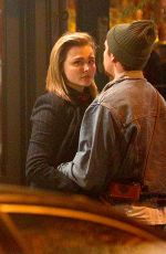 CHLOE MORETZ and Brooklyn Beckham Out for Dinner in New York 11/09/2017