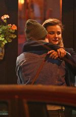 CHLOE MORETZ and Brooklyn Beckham Out for Dinner in New York 11/09/2017