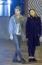 CHLOE MORETZ and Brooklyn Beckham Out for Dinner in New York 11/09/2017