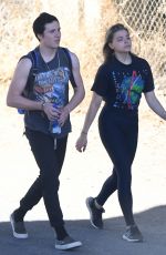 CHLOE MORETZ and Brooklyn Beckham Out Hikking in Santa Barbara 11/26/2017