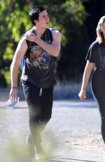 CHLOE MORETZ and Brooklyn Beckham Out Hikking in Santa Barbara 11/26/2017