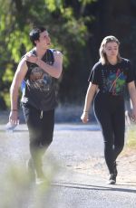 CHLOE MORETZ and Brooklyn Beckham Out Hikking in Santa Barbara 11/26/2017