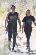 CHLOE MORETZ and Brooklyn Beckham Out Hikking in Santa Barbara 11/26/2017