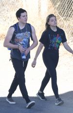 CHLOE MORETZ and Brooklyn Beckham Out Hikking in Santa Barbara 11/26/2017