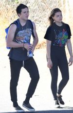 CHLOE MORETZ and Brooklyn Beckham Out Hikking in Santa Barbara 11/26/2017