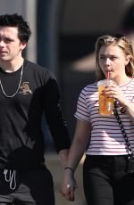 CHLOE MORETZ and Brooklyn Beckham Out in Los Angeles 11/24/2017