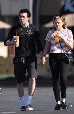 CHLOE MORETZ and Brooklyn Beckham Out in Los Angeles 11/24/2017