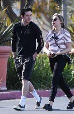 CHLOE MORETZ and Brooklyn Beckham Out in Los Angeles 11/24/2017