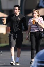 CHLOE MORETZ and Brooklyn Beckham Out in Los Angeles 11/24/2017