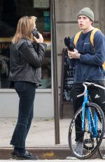 CHLOE MORETZ and Brooklyn Beckham Out in New York 11/14/2017