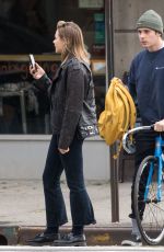 CHLOE MORETZ and Brooklyn Beckham Out in New York 11/14/2017