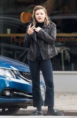CHLOE MORETZ and Brooklyn Beckham Out in New York 11/14/2017