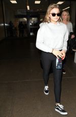 CHLOE MORETZ at LAX Airport in New York 11/29/2017