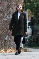 CHLOE MORETZ on the Set of The Widow in New York 11/12/2017