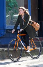 CHLOE MORETZ on the Set of The Widow in New York 11/12/2017