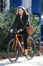 CHLOE MORETZ on the Set of The Widow in New York 11/12/2017