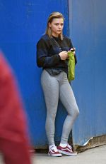 CHLOE MORETZ Out and About in New York 11/08/2017