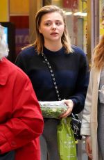 CHLOE MORETZ Out and About in New York 11/08/2017