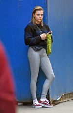 CHLOE MORETZ Out and About in New York 11/08/2017