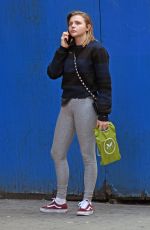 CHLOE MORETZ Out and About in New York 11/08/2017