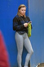 CHLOE MORETZ Out and About in New York 11/08/2017