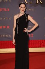 CHLOE PIRRIE at The Crown Season 2 Premiere in London 11/21/2017