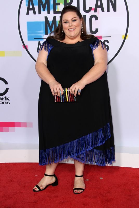 CHRISSY METZ at American Music Awards 2017 at Microsoft Theater in Los Angeles 11/19/2017