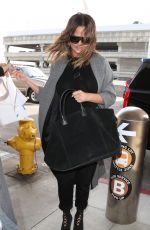 CHRISSY TEIGEN at LAX Airport in Los Angeles 11/15/2017
