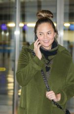 CHRISSY TEIGEN at Los Angeles International Airport 11/06/2017
