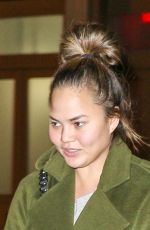 CHRISSY TEIGEN at Los Angeles International Airport 11/06/2017