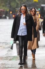CHRISSY TEIGEN Out and About in New York 11/07/2017