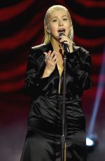 CHRISTINA AGUILERA Performs at 2017 American Music Awards in Los Angeles 11/19/2017