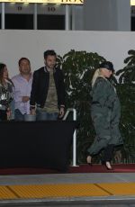 CHRISTINA AQUILERA and Matthew Rutler Leaves Bruno Mars Concert in Los Angeles 11/11/2017