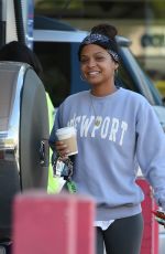 CHRISTINA MILIAN at a Gas Station in Los Angeles 11/07/2017