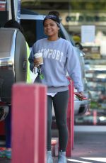 CHRISTINA MILIAN at a Gas Station in Los Angeles 11/07/2017