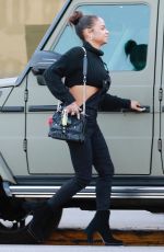 CHRISTINA MILIAN Out for Dinner in Los Angeles 11/19/2017
