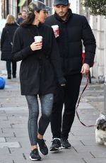 CHRISTINE BLEAKLEY and Frank Lampard Out in London 11/23/2017