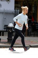 CLAIRE DANES Out Jogging in New York 11/03/2017