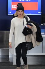 CLAIRE HOLT at LAX Airport in Los Angeles 11/29/2017
