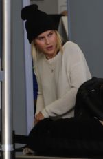 CLAIRE HOLT at LAX Airport in Los Angeles 11/29/2017