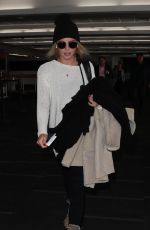 CLAIRE HOLT at LAX Airport in Los Angeles 11/29/2017