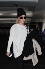 CLAIRE HOLT at LAX Airport in Los Angeles 11/29/2017