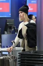 CLAIRE HOLT at LAX Airport in Los Angeles 11/29/2017