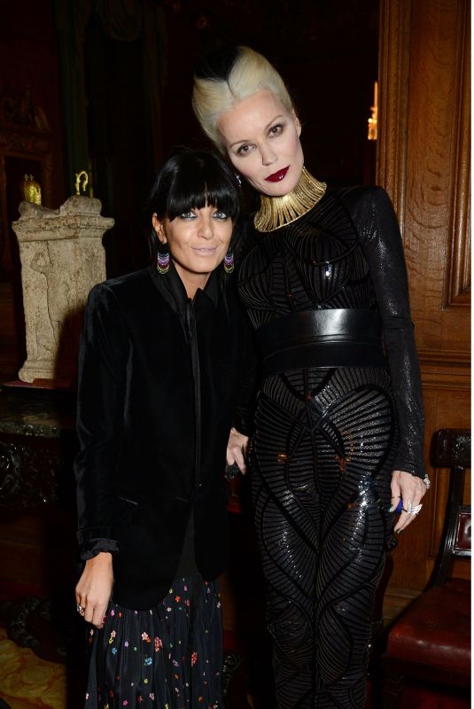 CLAUDIA WINKLEMAN and DAPHNE GUINNESS at Leopard Awards in Aid of the Prince